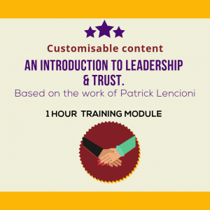 Introduction to Leadership and Trust.