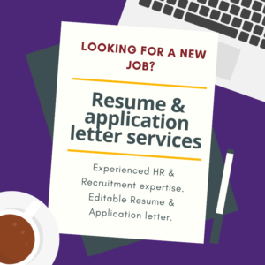 Tailored Resume and  Job Application  letter services